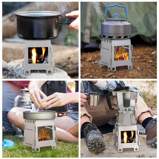 Portable Firewood Burning Camping Stove