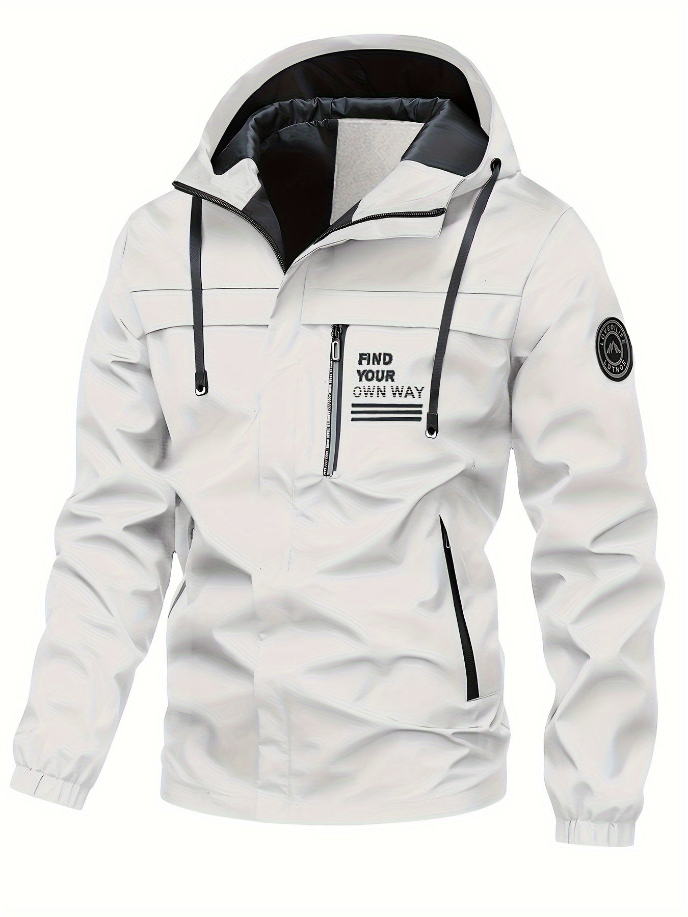 Men’s Casual Sporty Hooded Jacket