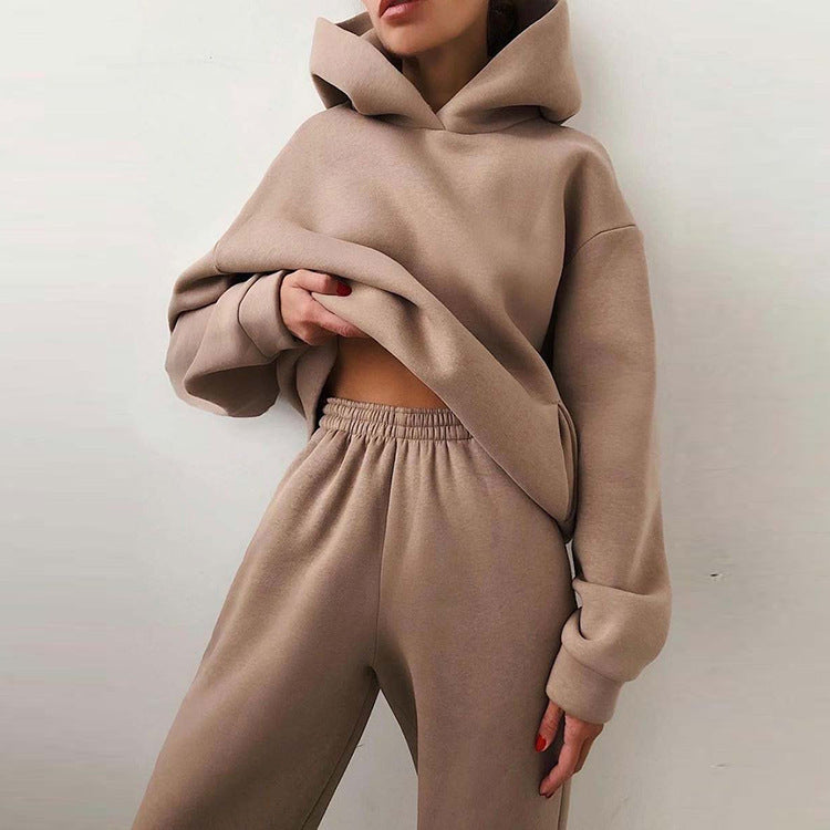 Women's Spring Hooded Set