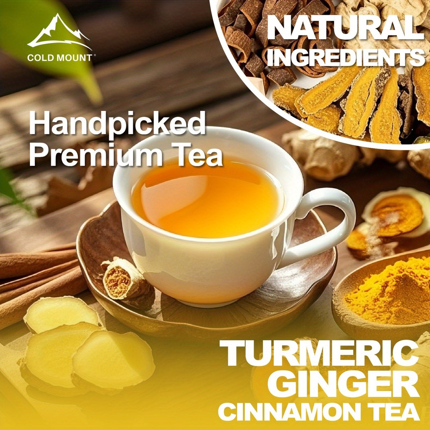 Turmeric Ginger Cinnamon Tea – 50 Bags