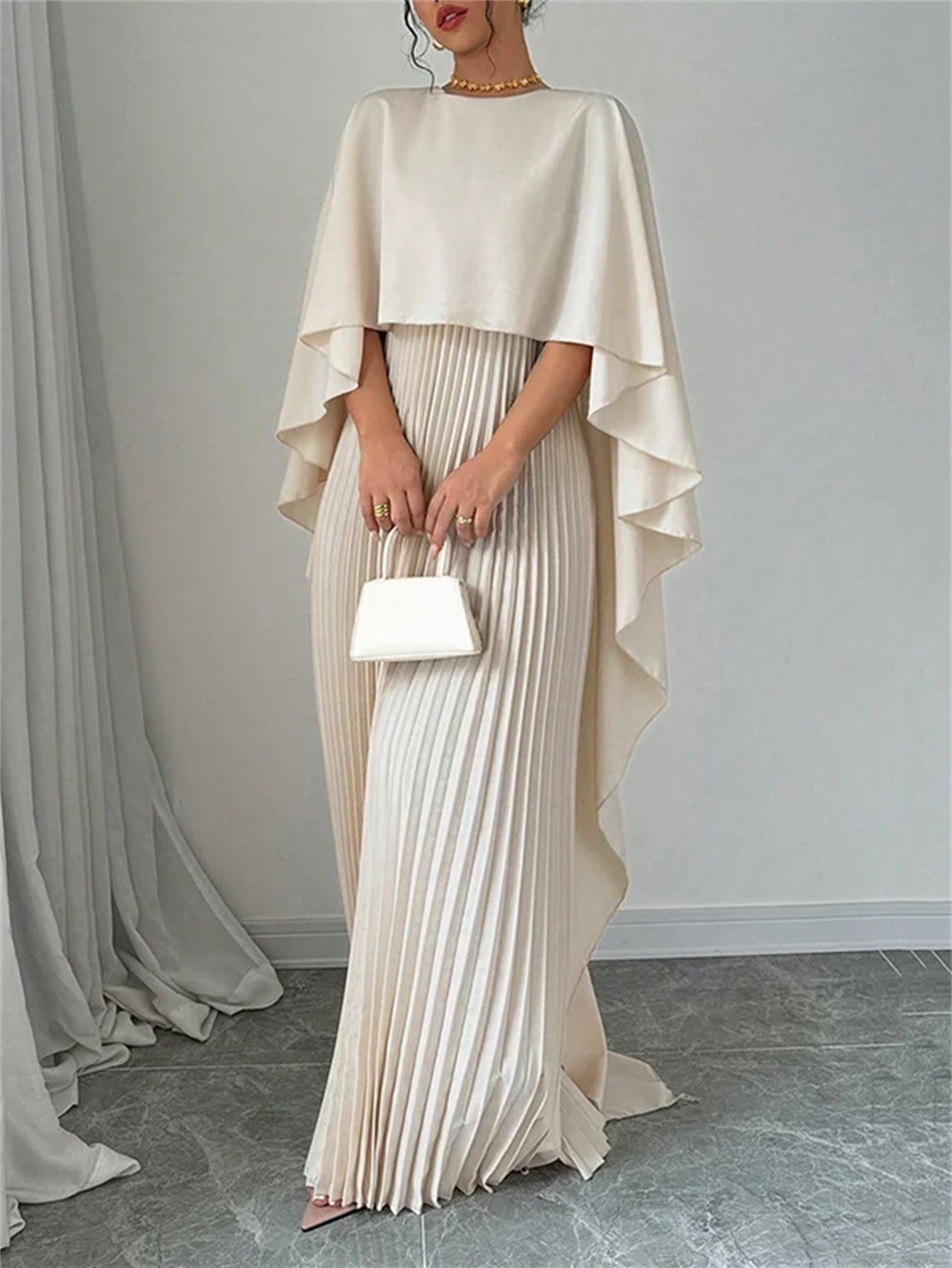Women's Casual Batwing Sleeve Dress