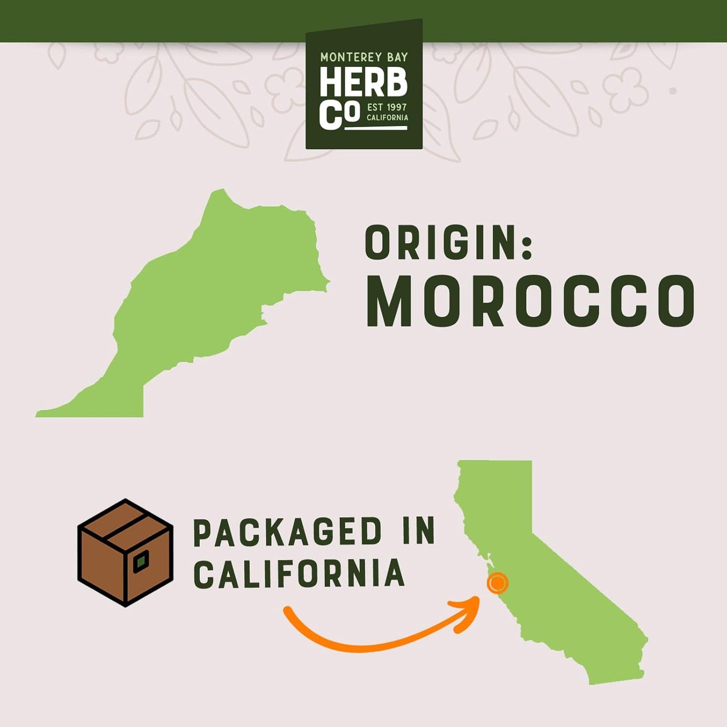 Monterey Bay Herb Co. USDA Organic Mediterranean Rosemary Leaves - Boosts Flavor in Cooking - Used in Natural Remedies (1lb Bag)