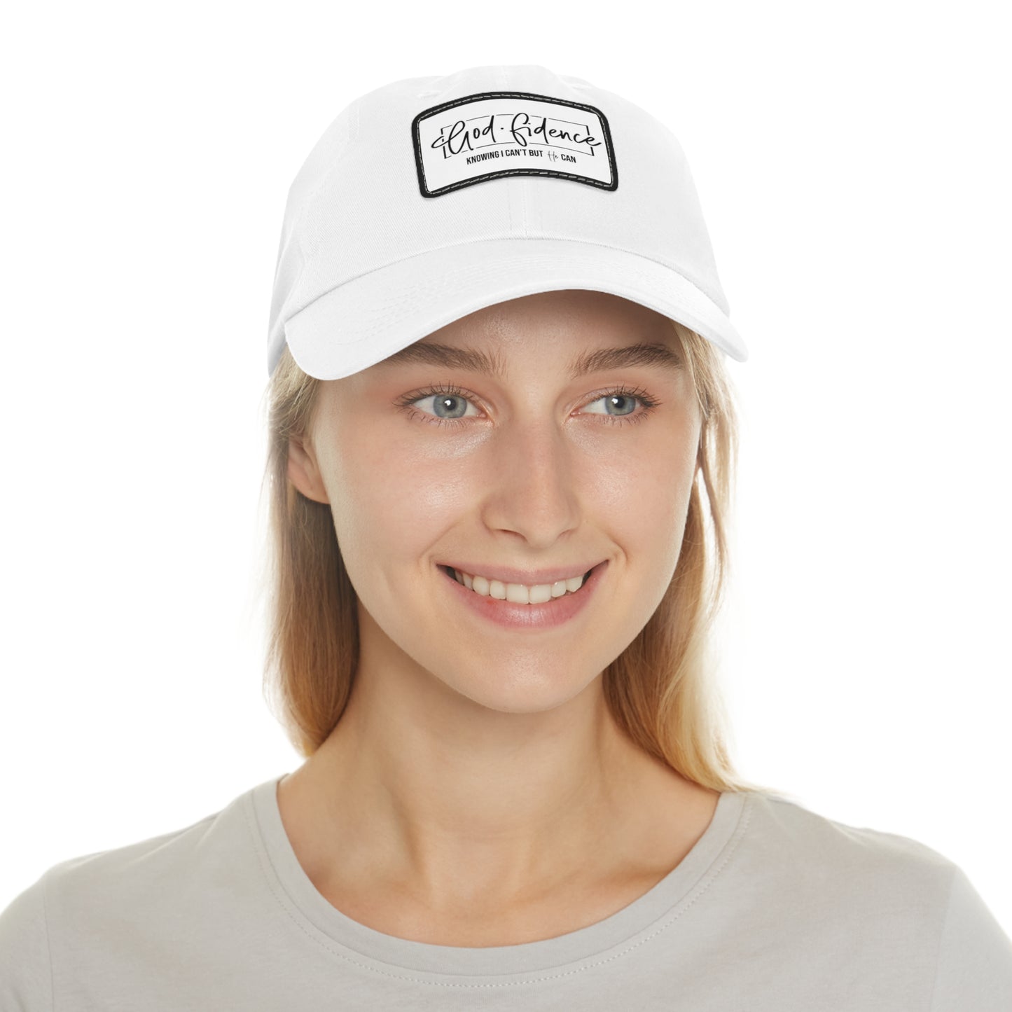 Dad Hat with Leather Patch