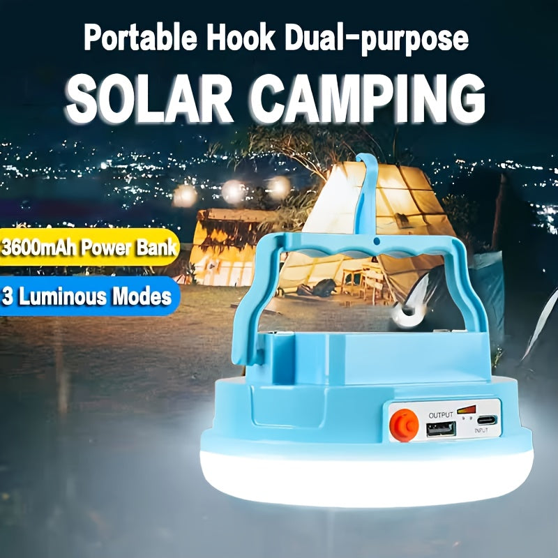Powerful Hanging Lantern with 3 Light Modes, Large 5000mAh Battery for Extend