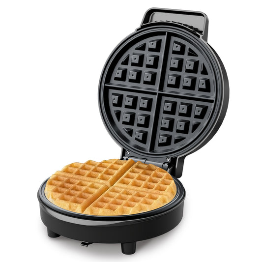 8-Inch 1000W Classic Belgian Waffle Maker – 4-Slice Double-Sided Nonstick Waffle Iron