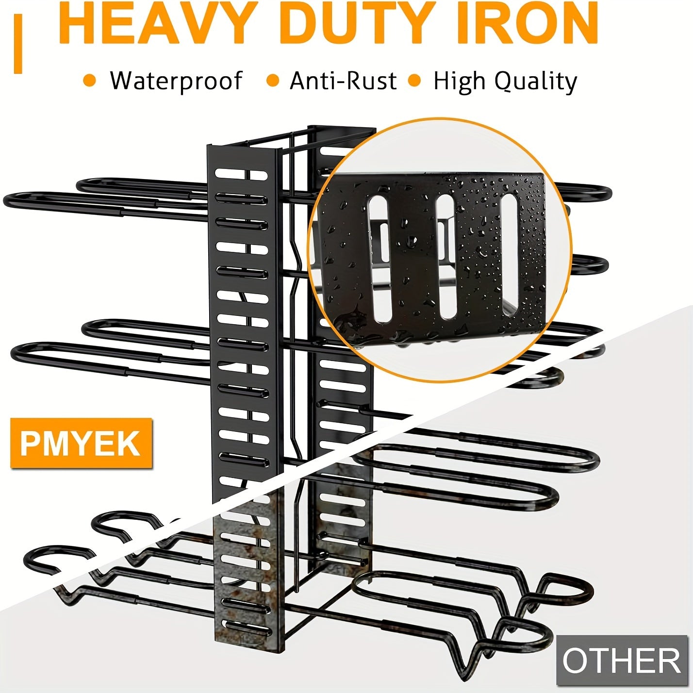 8-Tier Pot & Pan Organizer Rack