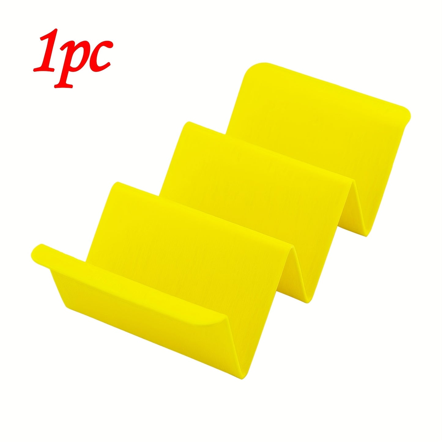 1pc/6pcs Colorful Taco Holder Stands – Premium Large Taco Tray Plates