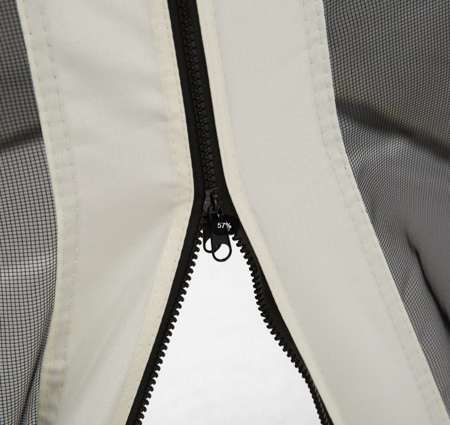 10x10 Gazebo with Netting – High-Quality Canopy Tent with Zippered Panels & Reinforced Black Rings