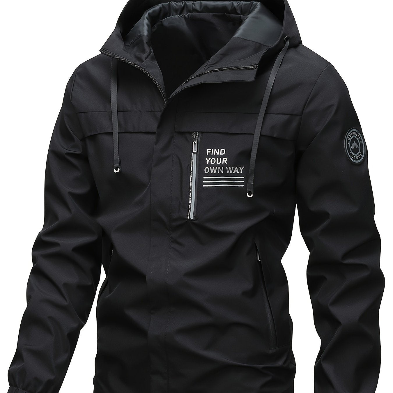 Men’s Casual Sporty Hooded Jacket