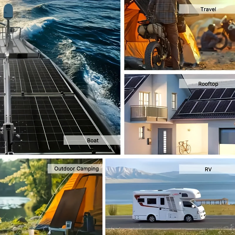 18V Portable Solar Panel Kit with 100A Controller