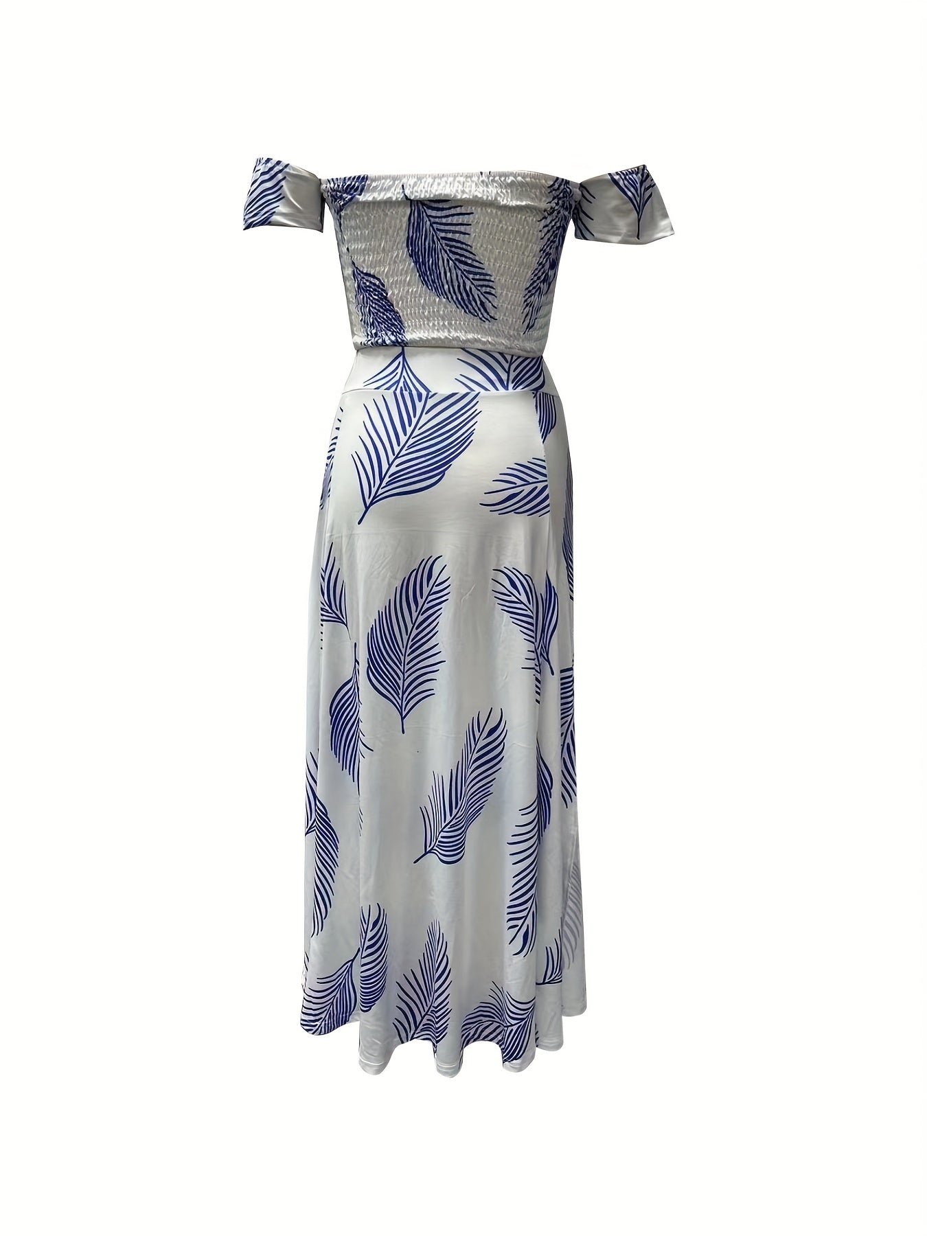 Boho Plants Print Vacation 2-Piece Set
