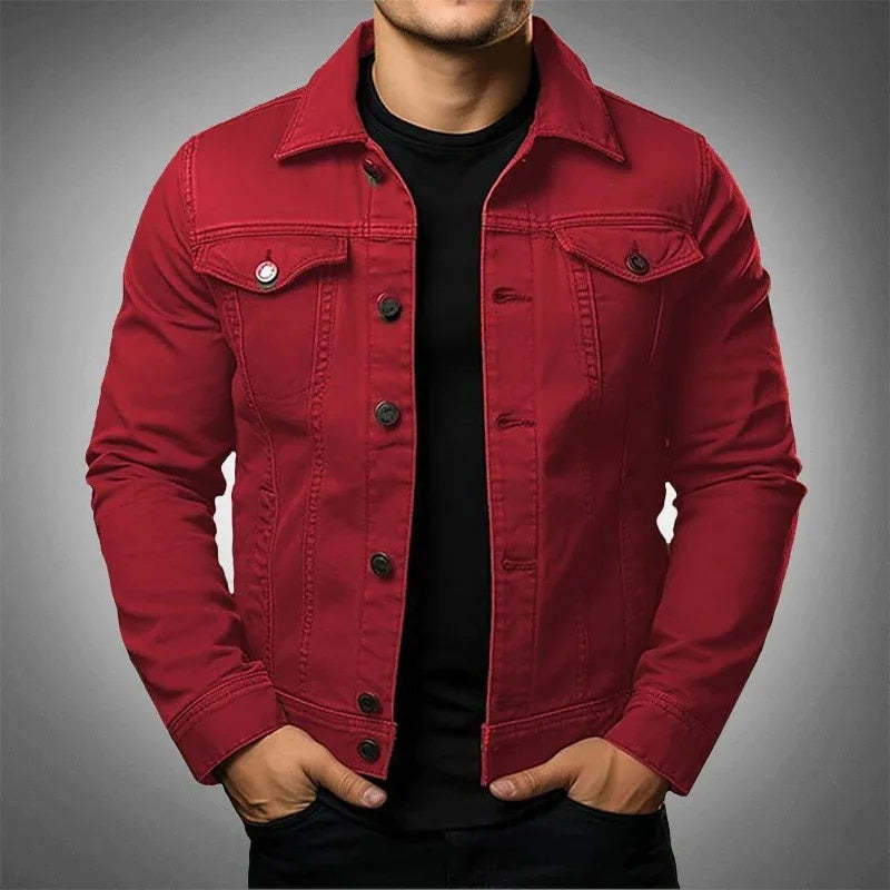 3D Printed Casual Men's Solid Color Shirt Slim Lapel