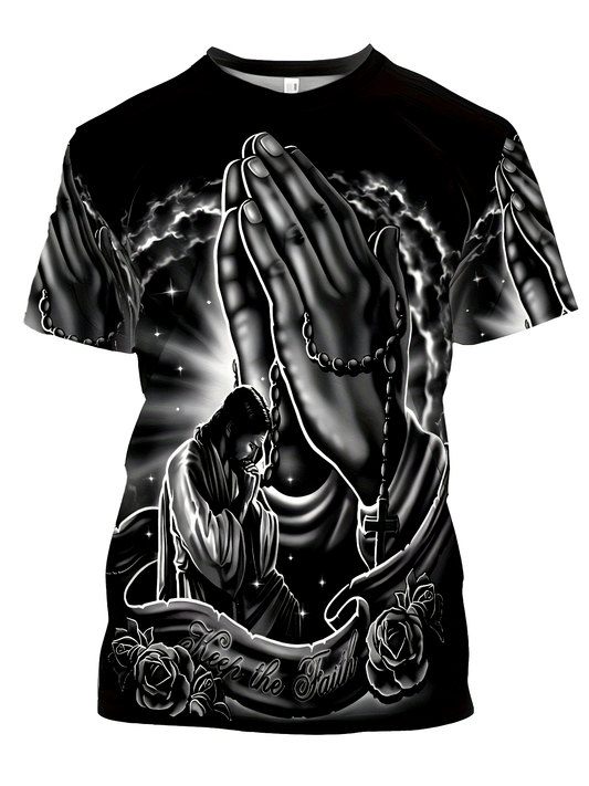 Men's Casual Crew Neck T-Shirt – Light Luxury Summer Essential