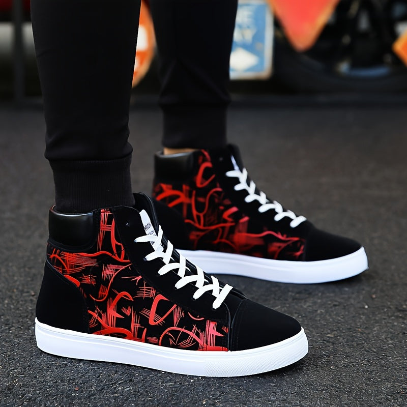 High-Top Men’s Skateboard Shoes – Stylish Comfort for Every Step