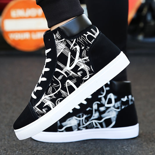 High-Top Men’s Skateboard Shoes – Stylish Comfort for Every Step