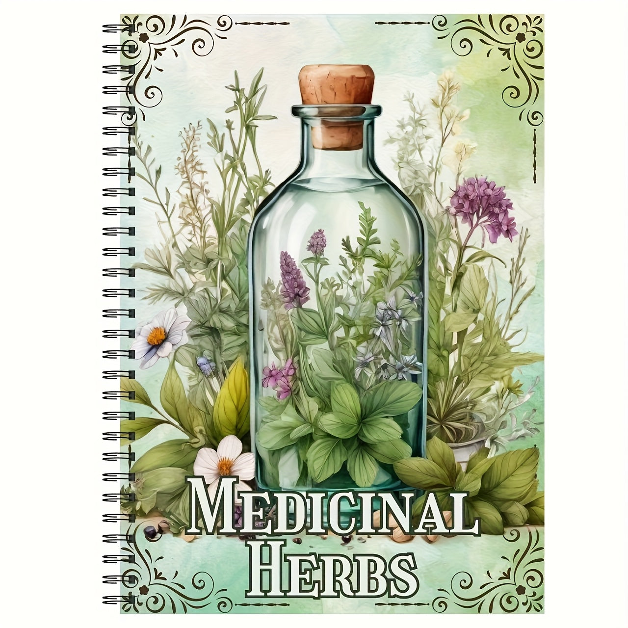Ultimate Medicinal Herbs Collection Grimoire Notebook