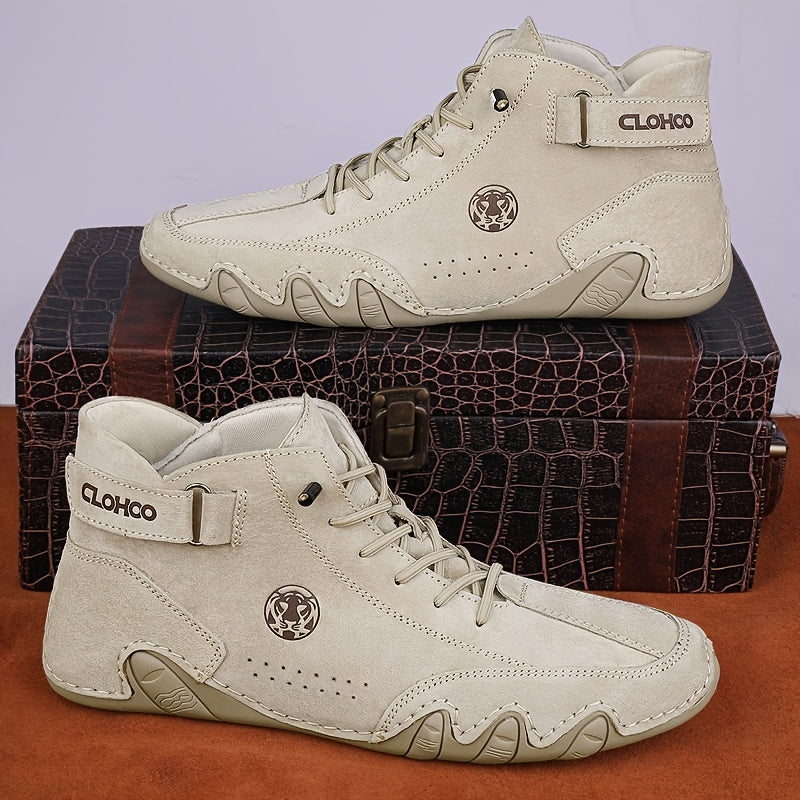 CLOHOO Brand Men's Pig Short Boots