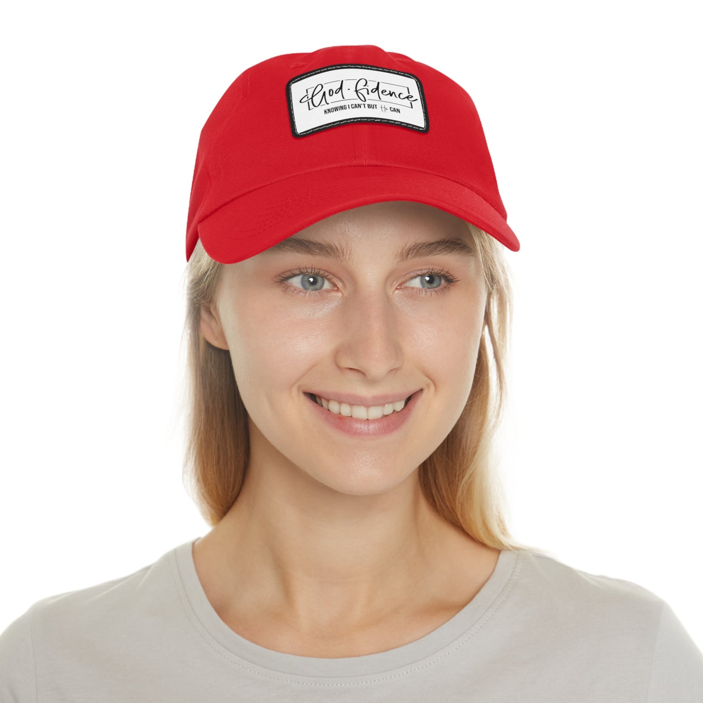 Dad Hat with Leather Patch