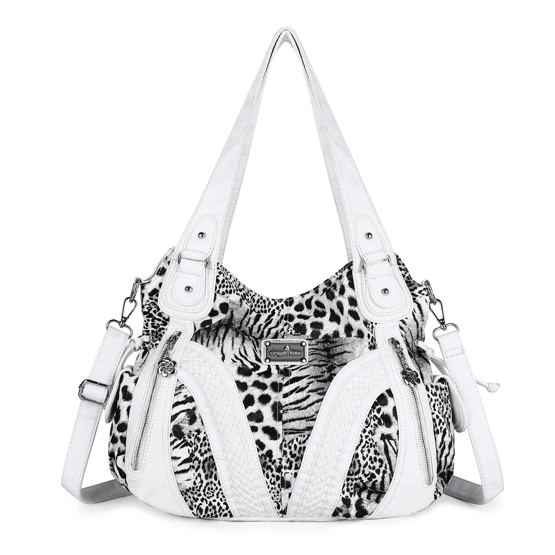 Purses and Handbags Women Fashion Tote Bag Shoulder Bags Top Handle Satchel Purses Washed Synthetic Leather Handbag