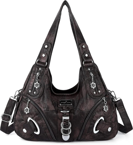 Angelkiss Hobo Purses and handbags for Women Satchel Handbag Women Purses Large Daily Shoulder Bags