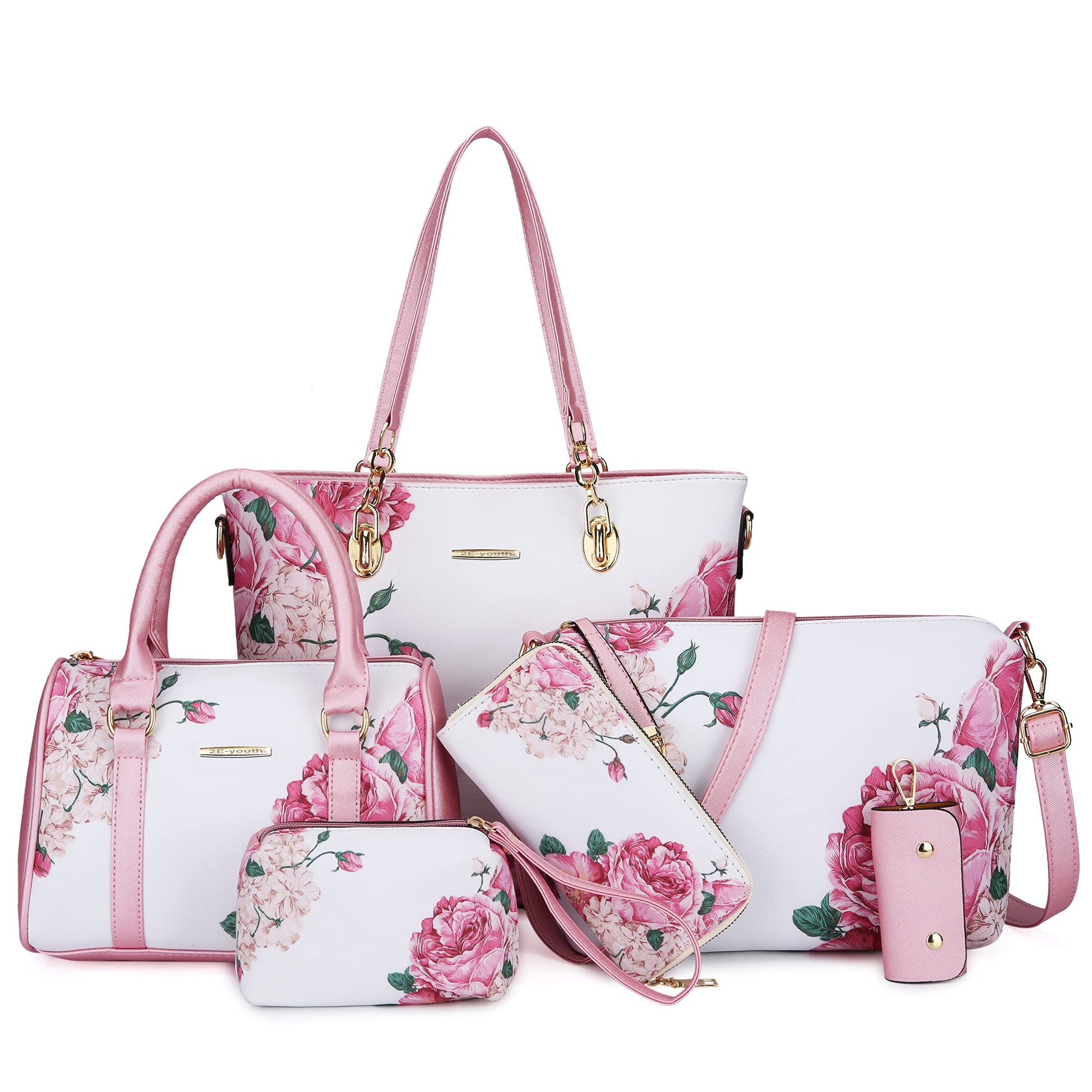 2E-youth Designer Purses and Handbags for Women Satchel Shoulder Bag Tote Top Handle Bag