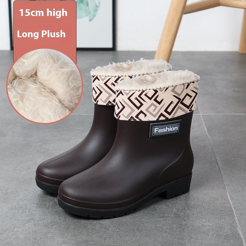Fashionable & Functional Women's Mid-Calf Rain Boots