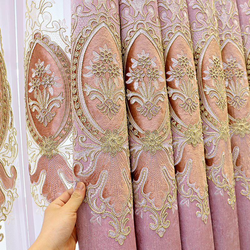 Modern Jacquard Burnt-Out Window Screen Curtain