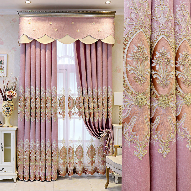 Modern Jacquard Burnt-Out Window Screen Curtain