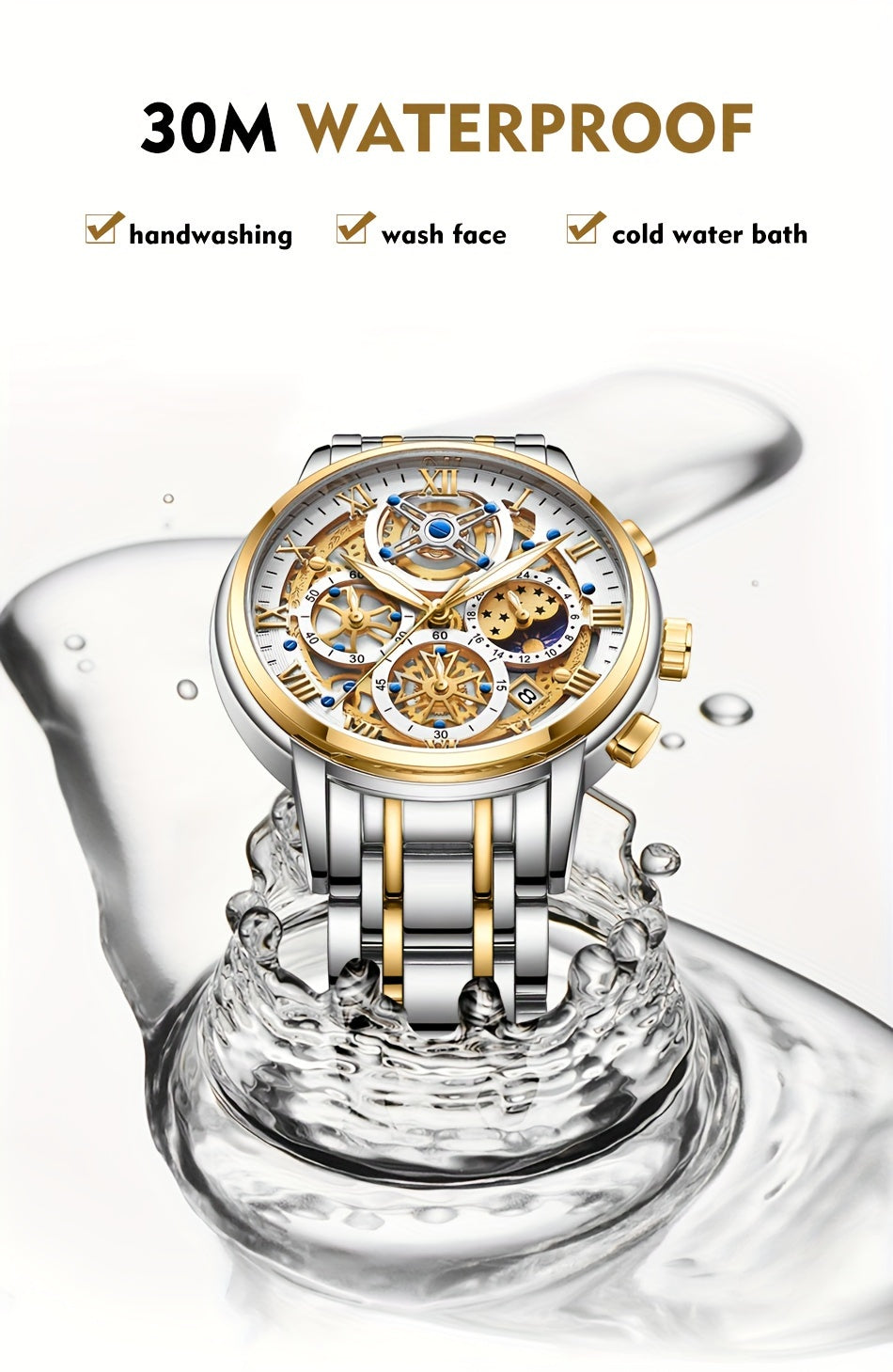 LIGE Luxury Business Men's Watch