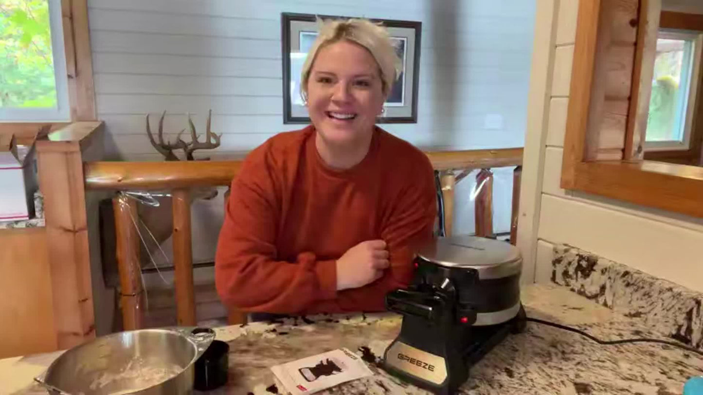 Double Belgian Waffle Maker