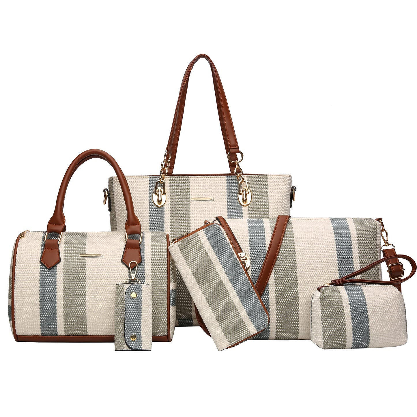 2E-youth Designer Purses and Handbags for Women Satchel Shoulder Bag Tote Top Handle Bag