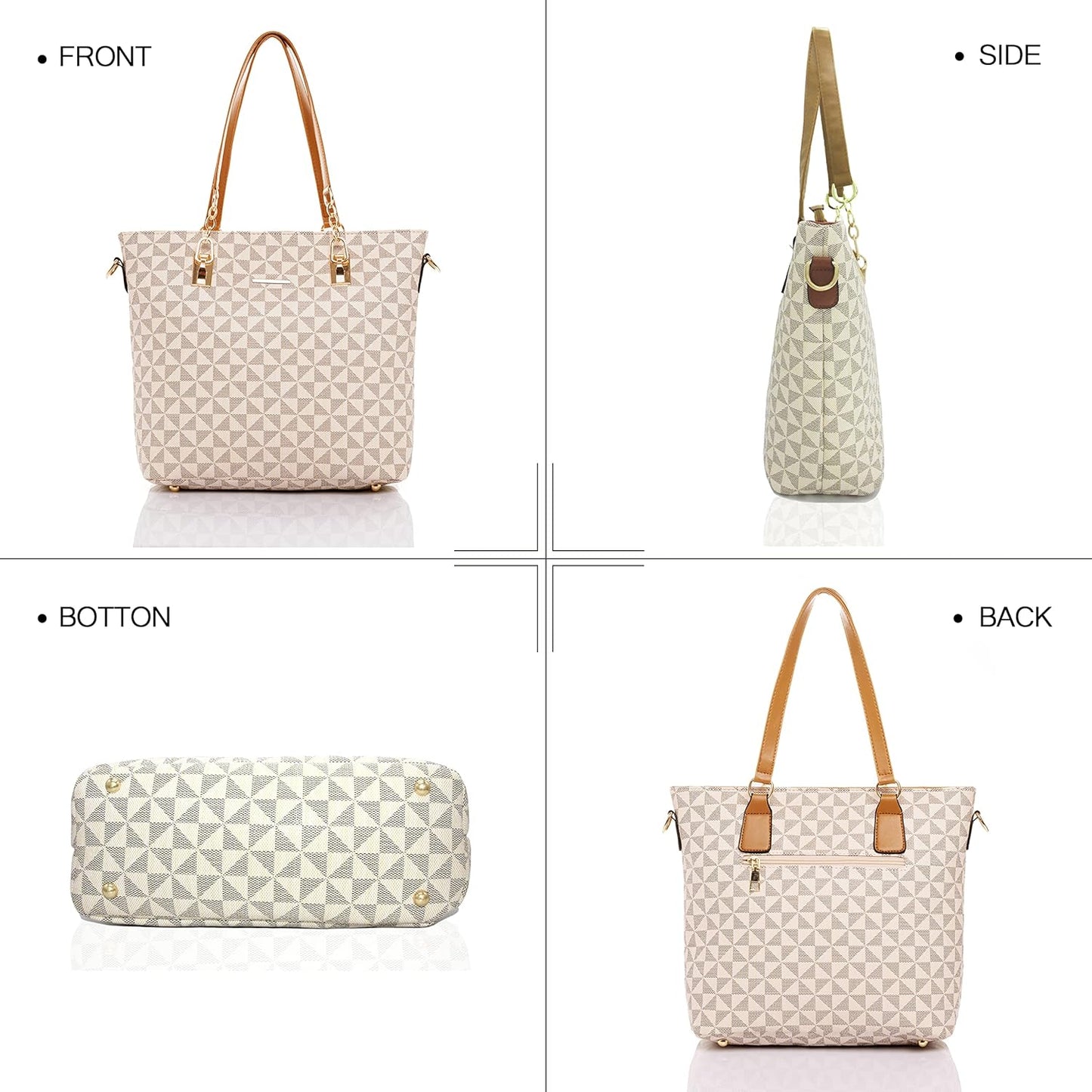 2E-youth Designer Purses and Handbags for Women Satchel Shoulder Bag Tote Top Handle Bag