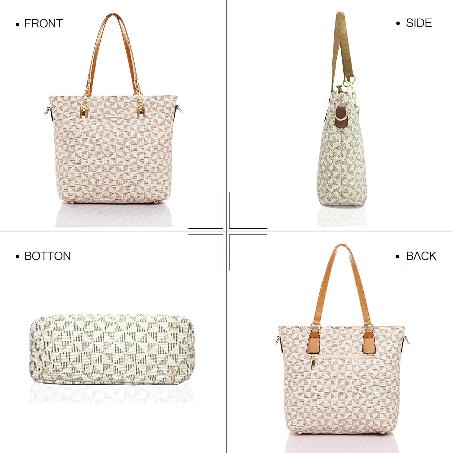 2E-youth Designer Purses and Handbags for Women Satchel Shoulder Bag Tote Top Handle Bag