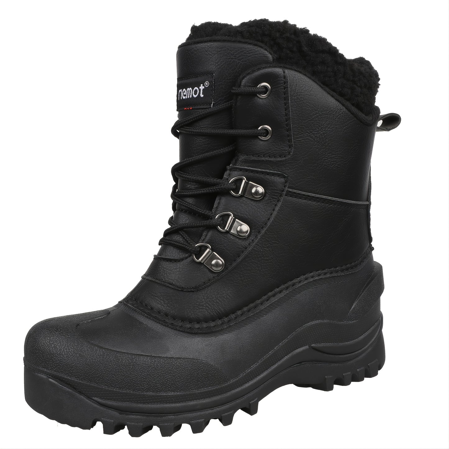 Riemot Men's High-Quality Snow Boots Durable