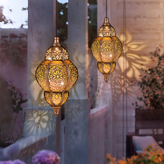 27.17-Inch Outdoor Hanging Lantern Light