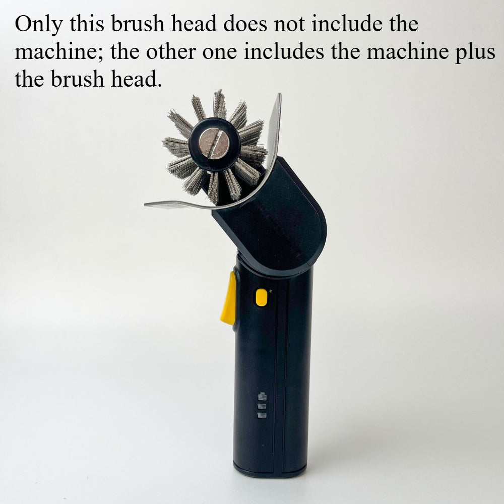 Electric Rechargeable Grill Brush, Spinning Stainless Steel Bristle BBQ Brush