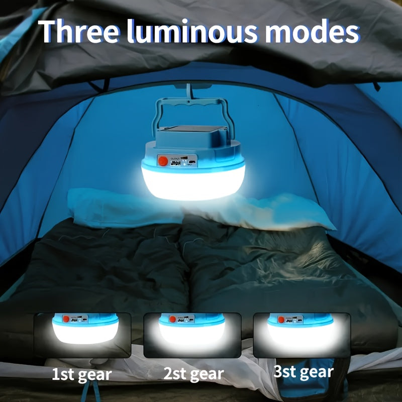 Powerful Hanging Lantern with 3 Light Modes, Large 5000mAh Battery for Extend
