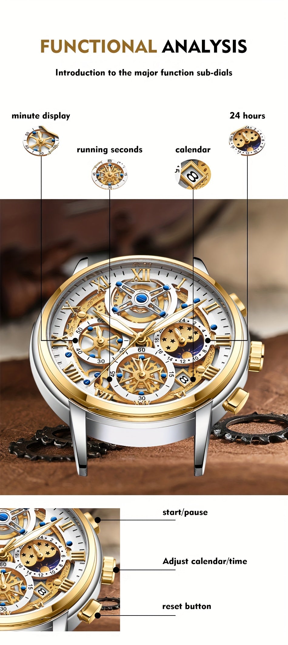 LIGE Luxury Business Men's Watch