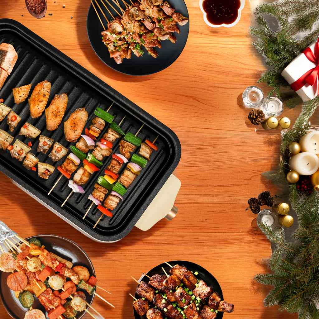 🔥 1500W Electric Grill for Indoor & Outdoor BBQ