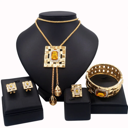 Jewelry Sets for Women – African Fashion Gemstone Bijoux
