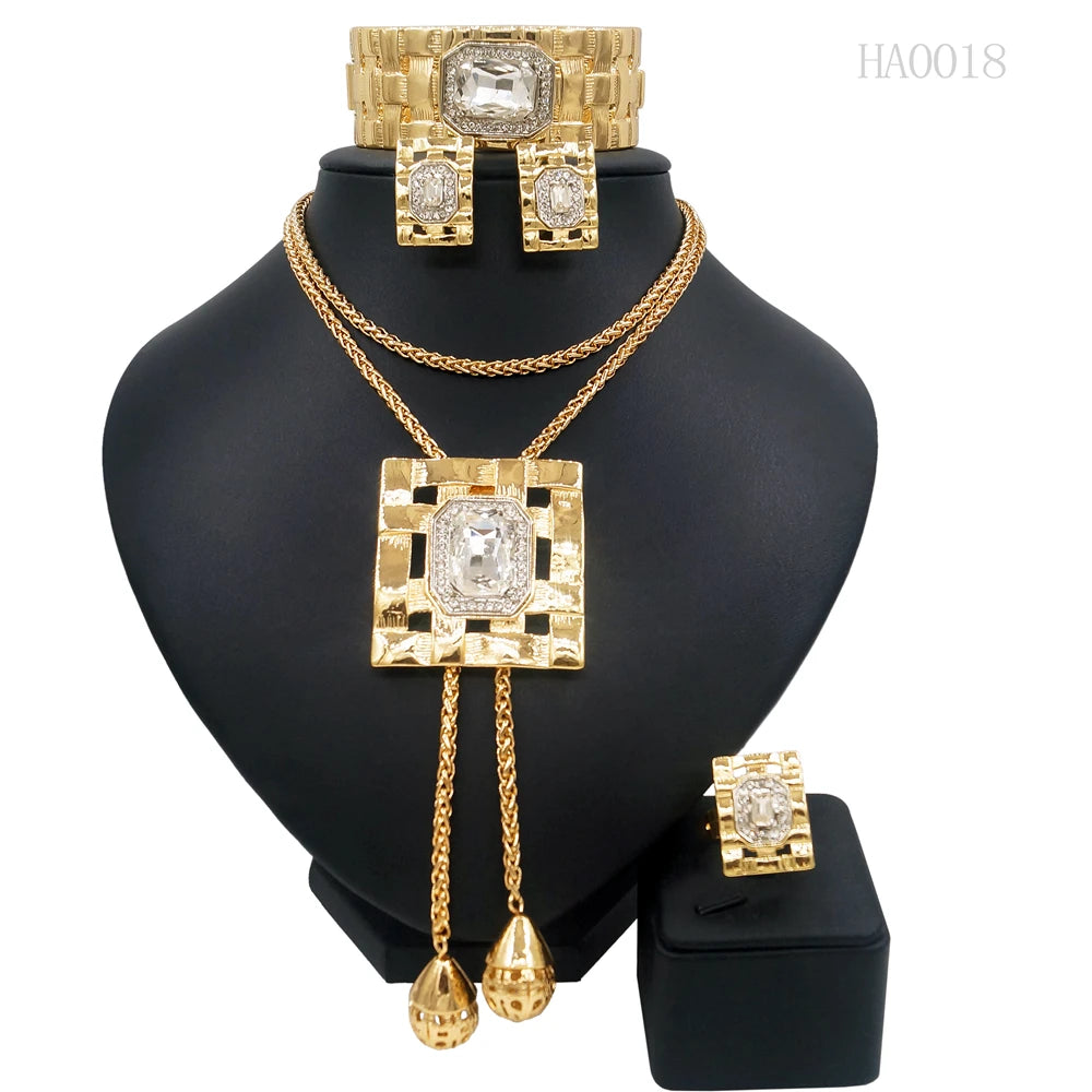 Jewelry Sets for Women – African Fashion Gemstone Bijoux
