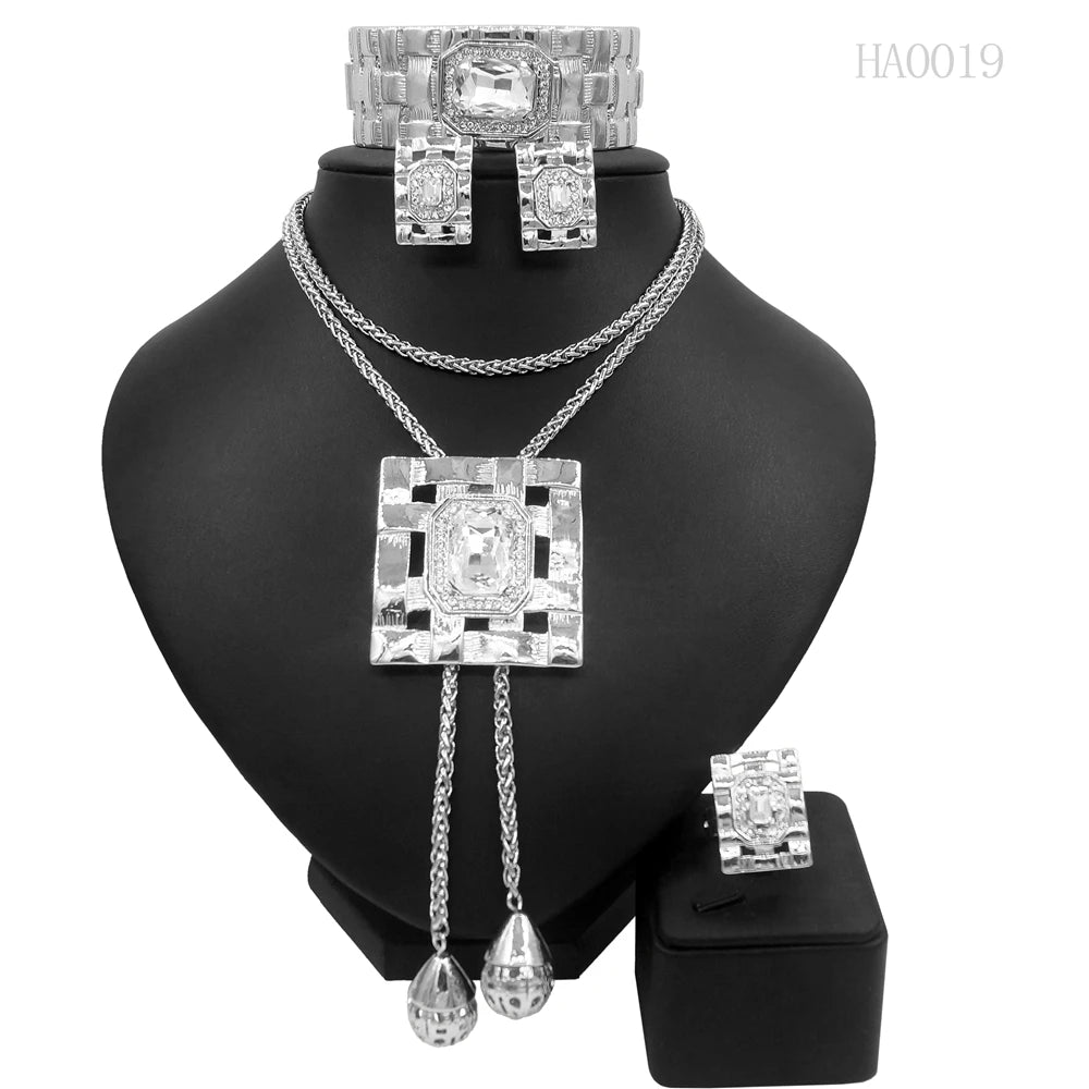 Jewelry Sets for Women – African Fashion Gemstone Bijoux