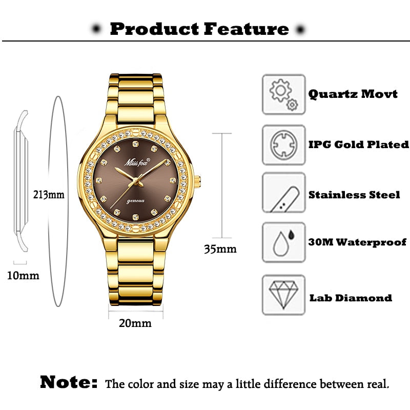 MISSFOX 2742 Elegant Woman Watch