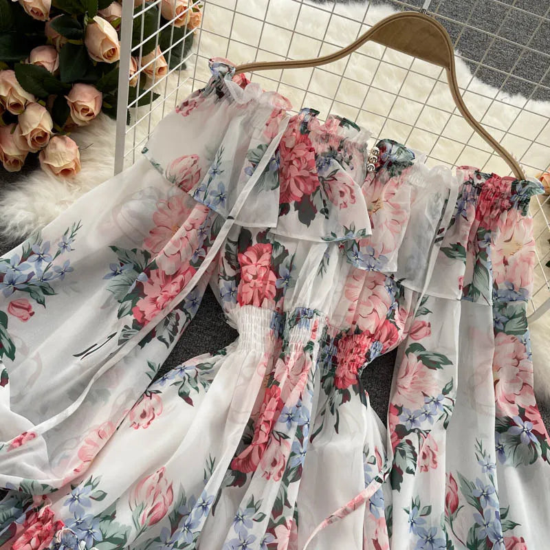 Summer Chic Floral Off-Shoulder Jumpsuit