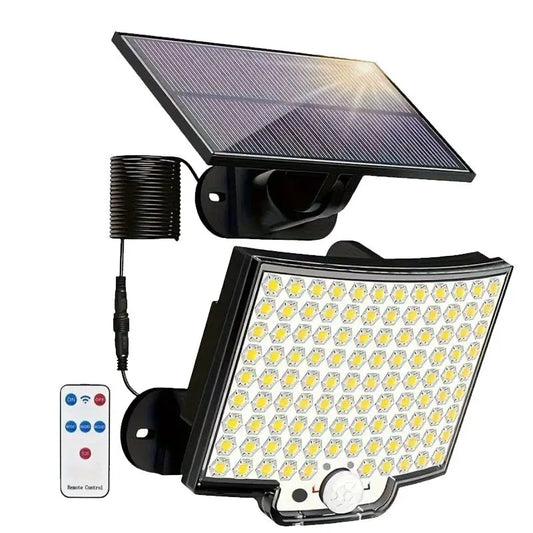 106 LED Modern Outdoor Solar Light with Motion Sensor – IP65 Waterproof