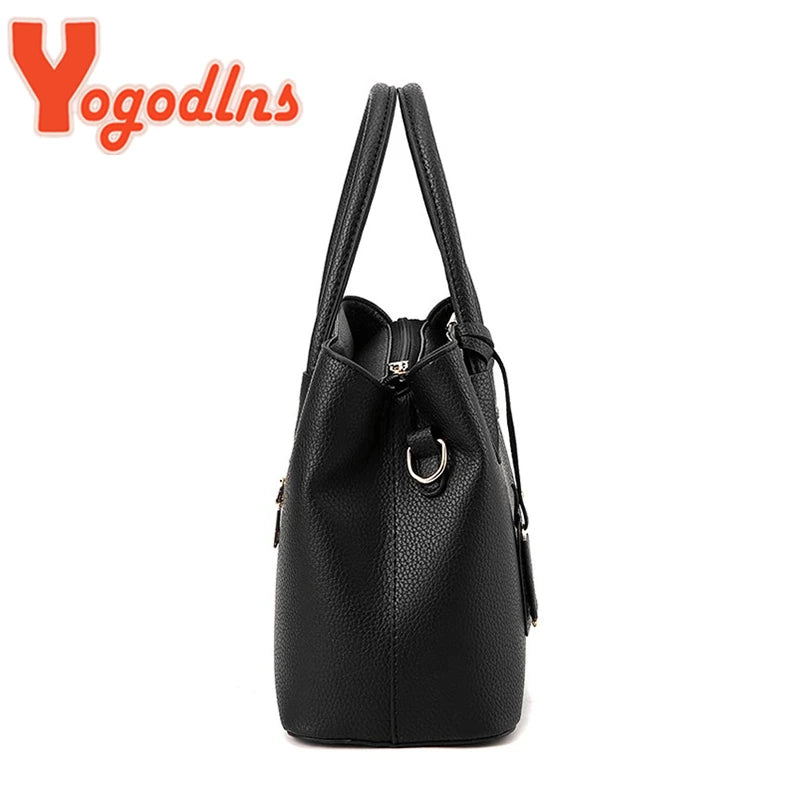 Luxury Designer-Inspired Women’s Leather Handbag