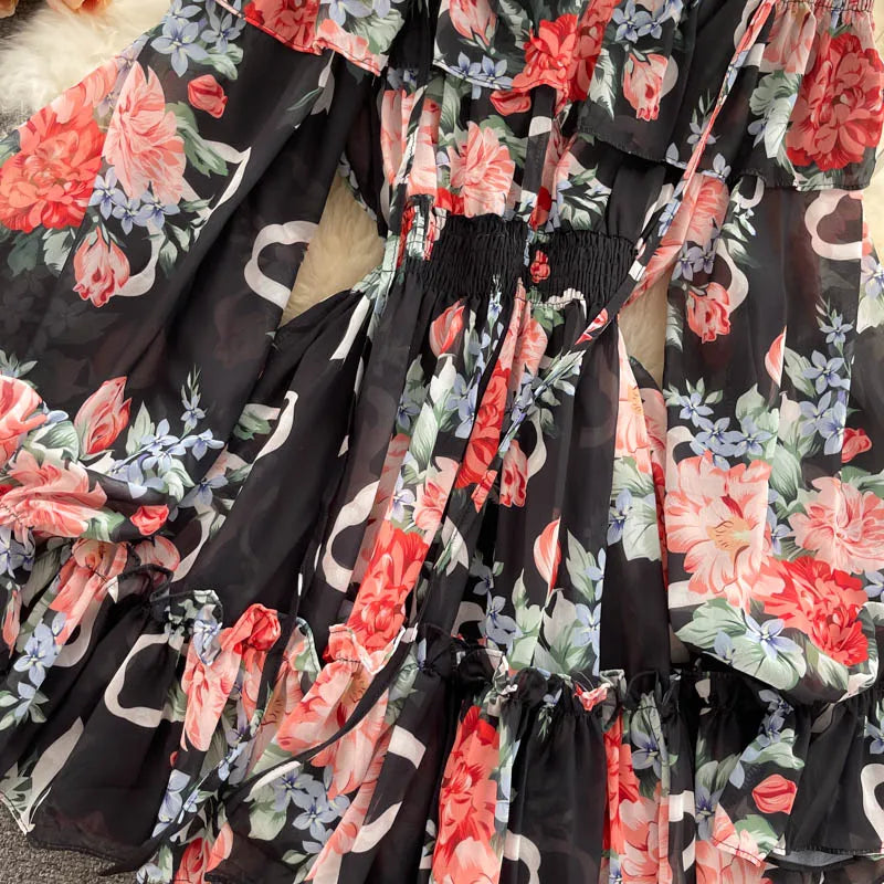 Summer Chic Floral Off-Shoulder Jumpsuit
