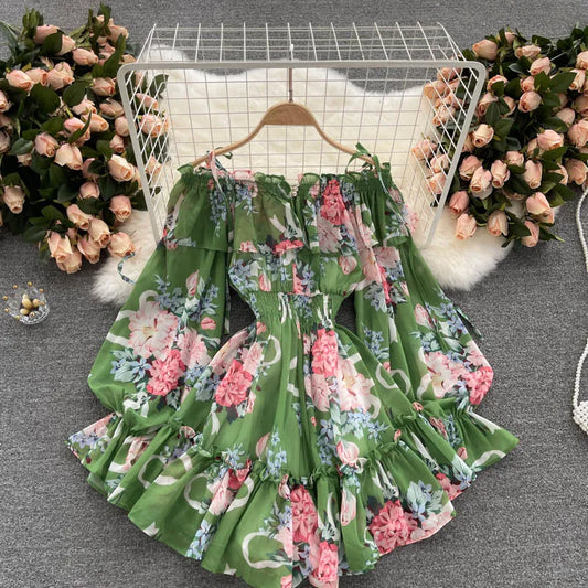 Summer Chic Floral Off-Shoulder Jumpsuit