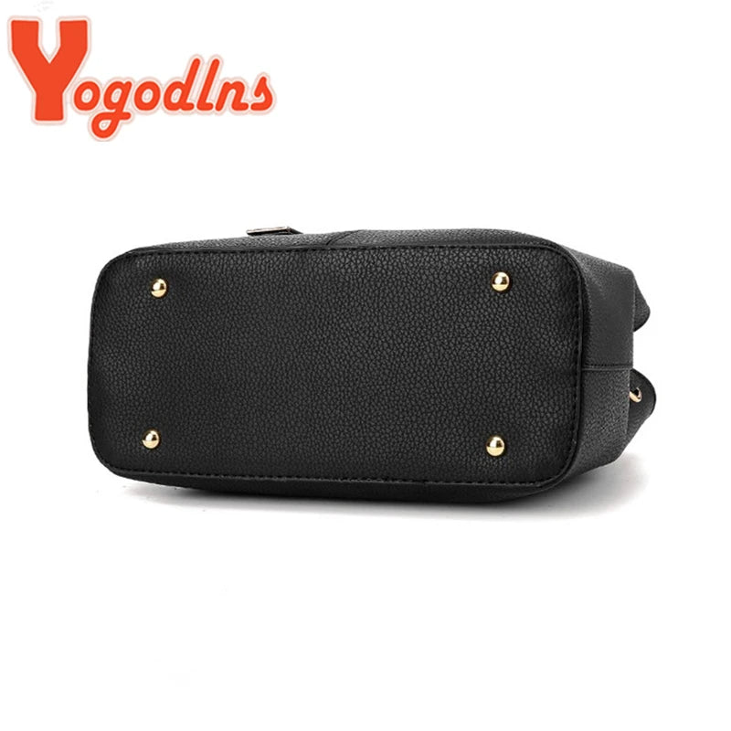 Luxury Designer-Inspired Women’s Leather Handbag