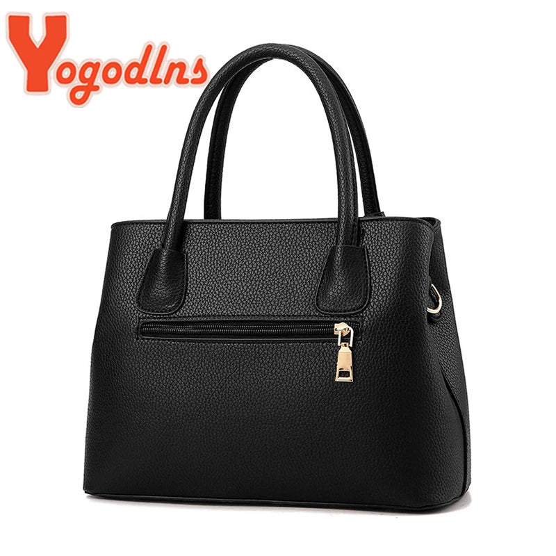 Luxury Designer-Inspired Women’s Leather Handbag